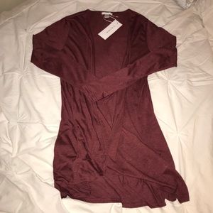 NWT MAROON AMISU CARDIGAN